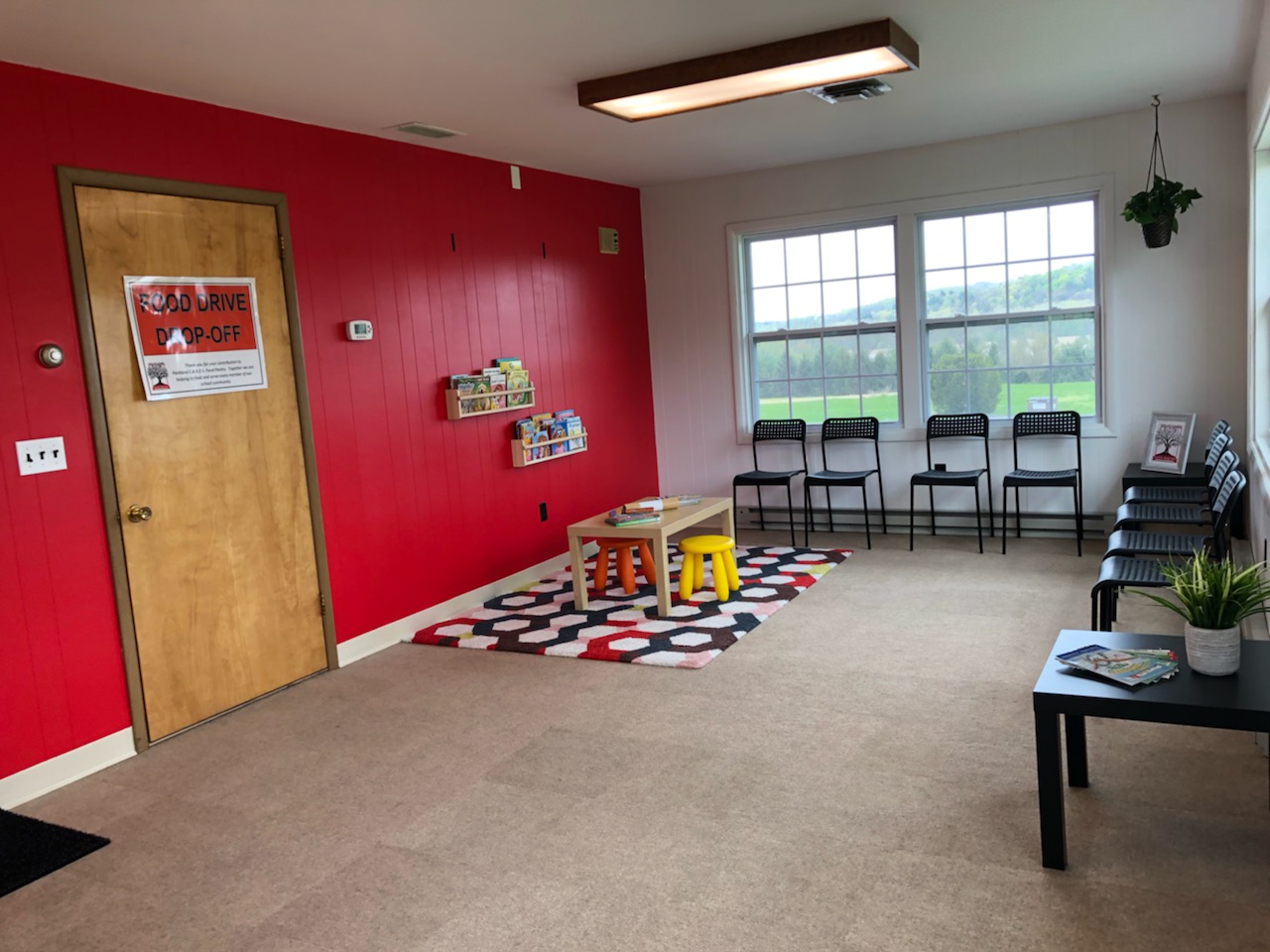 Food Pantry Waiting Area Food Pantry Waiting Area